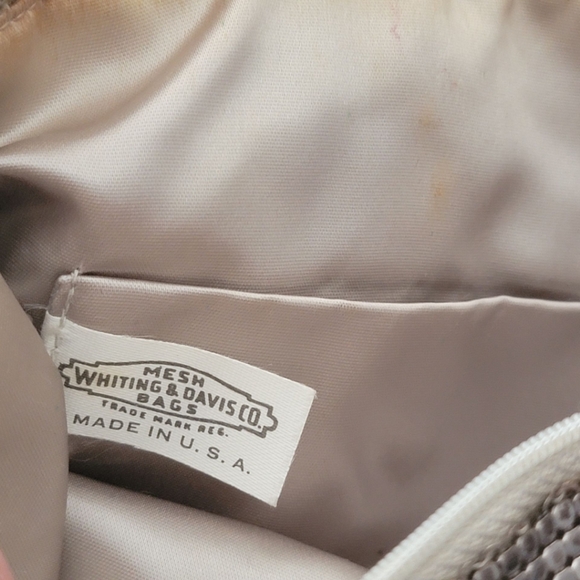 Whiting & Davis Co Silver Mesh Evening Bag - Picture 11 of 15